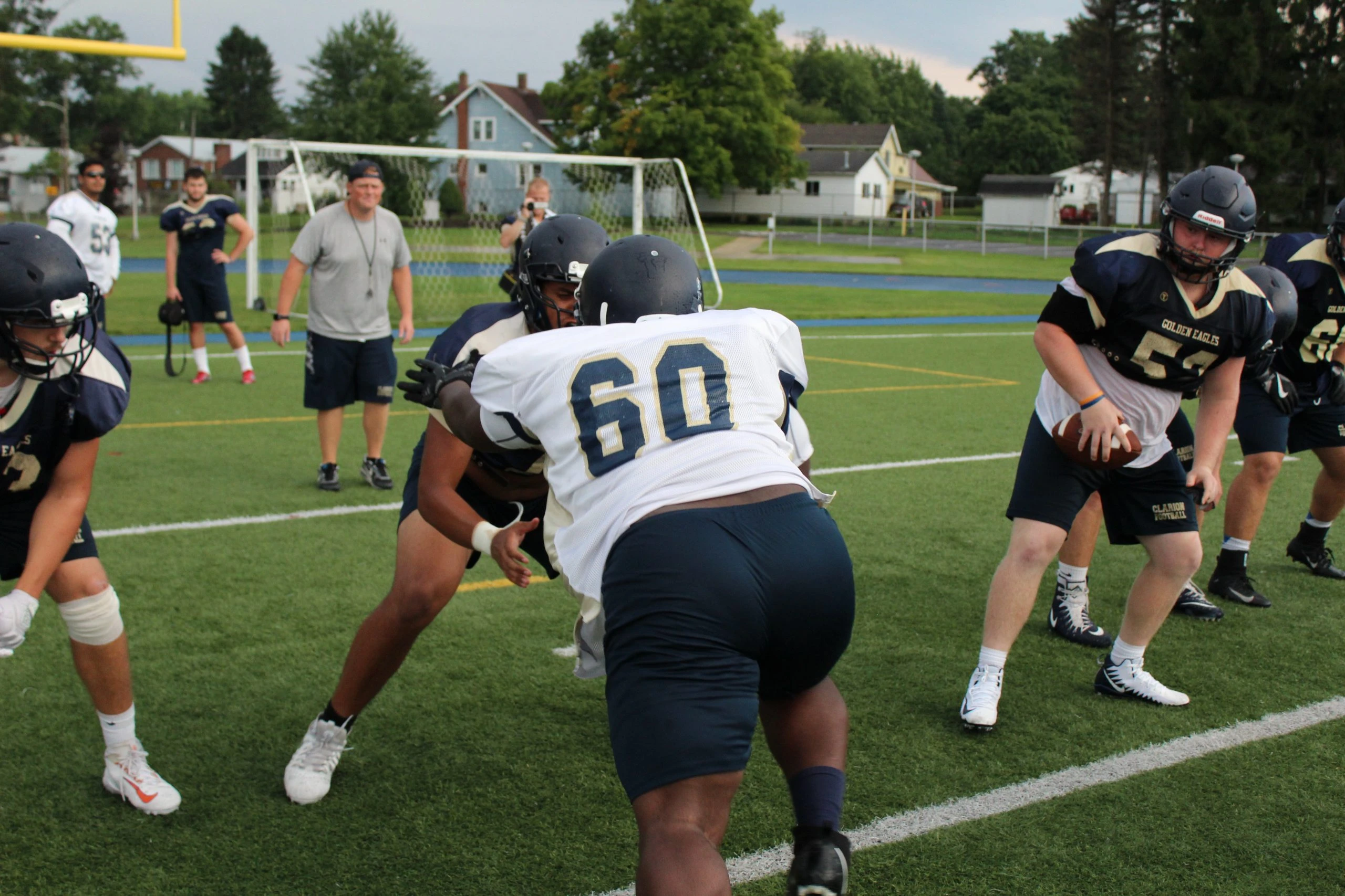 Football practice session